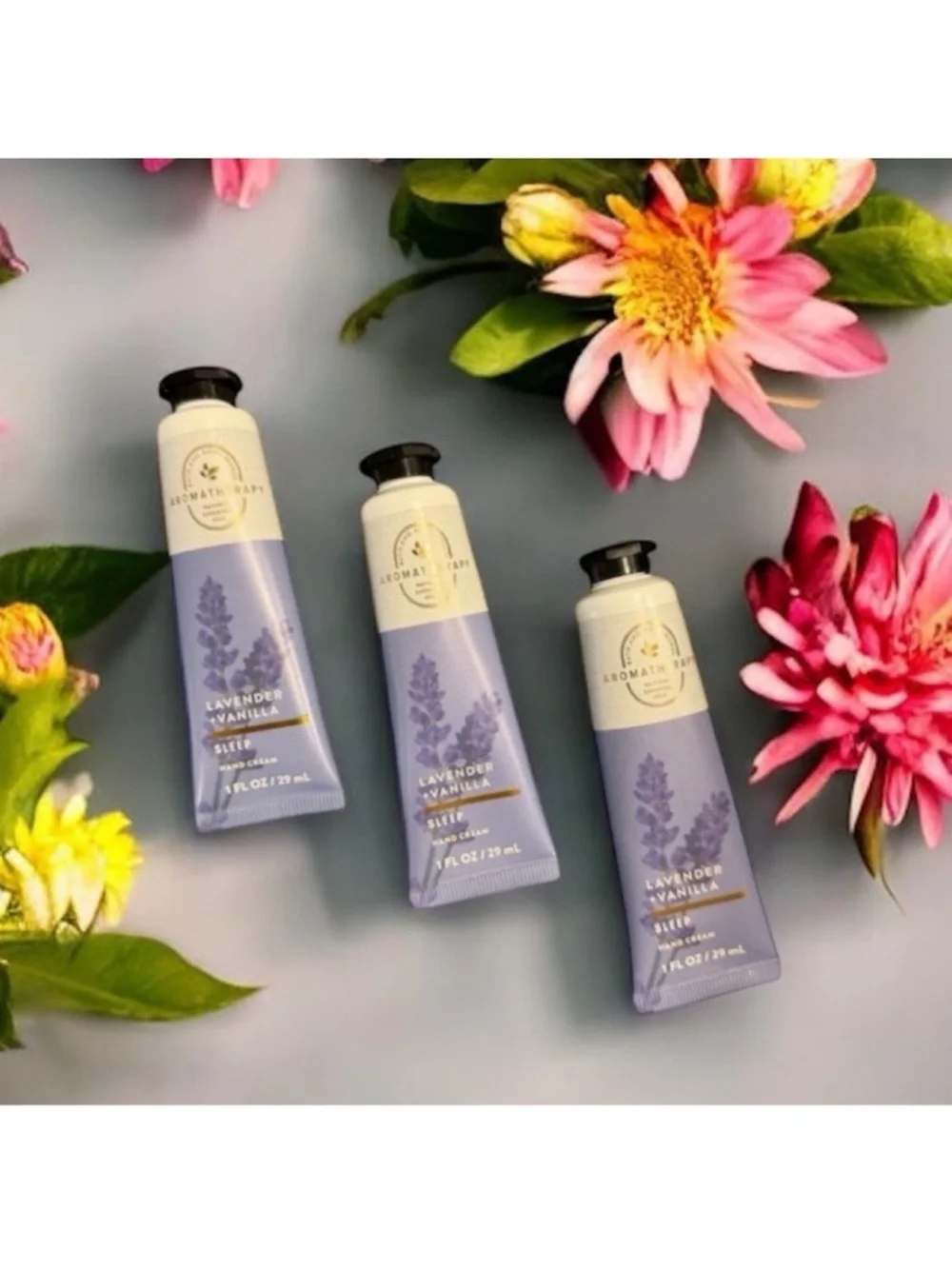3 Aromatherapy Sleep Lavender and Vanilla Hand Creams